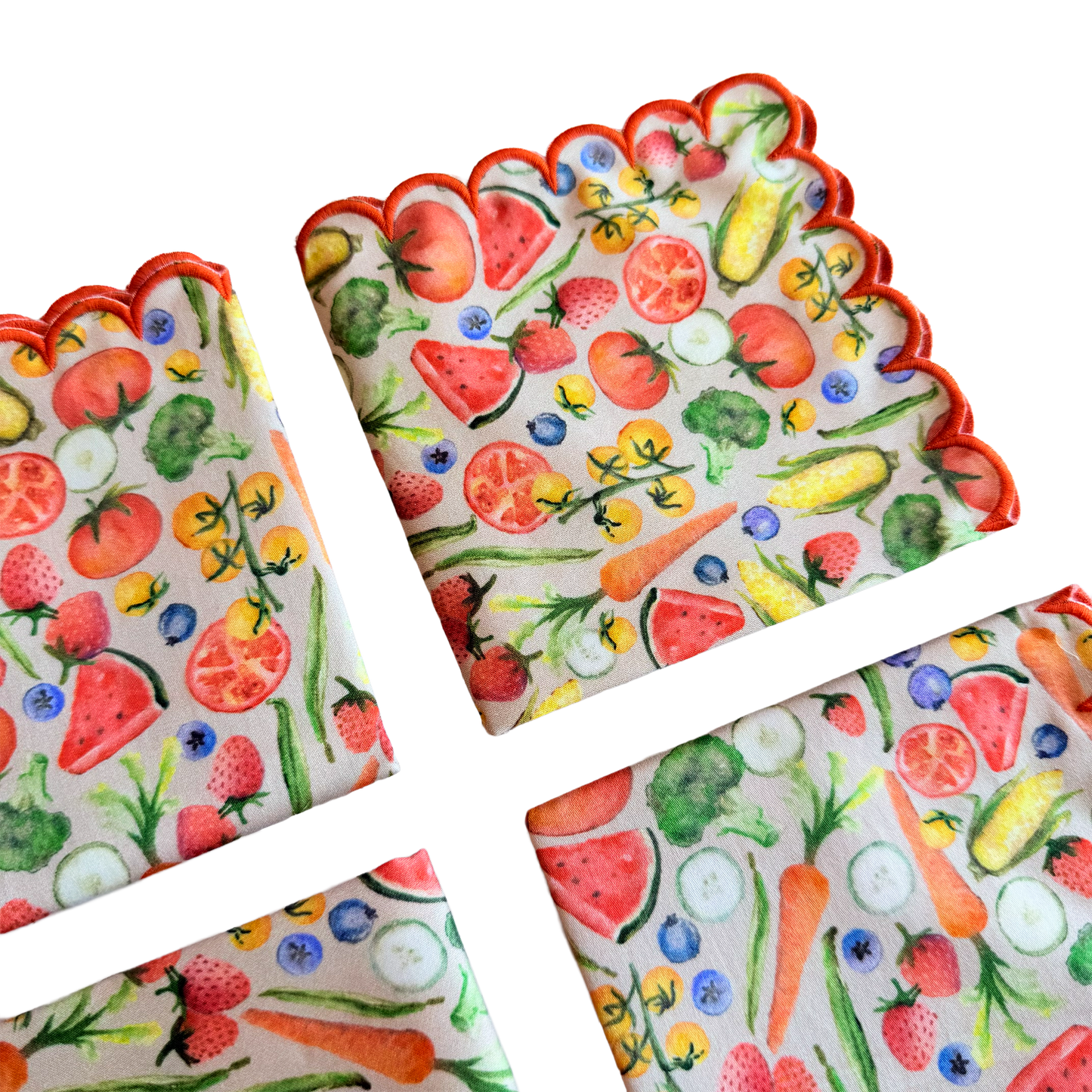 Farm Stand Cocktail Napkins (set of 4)