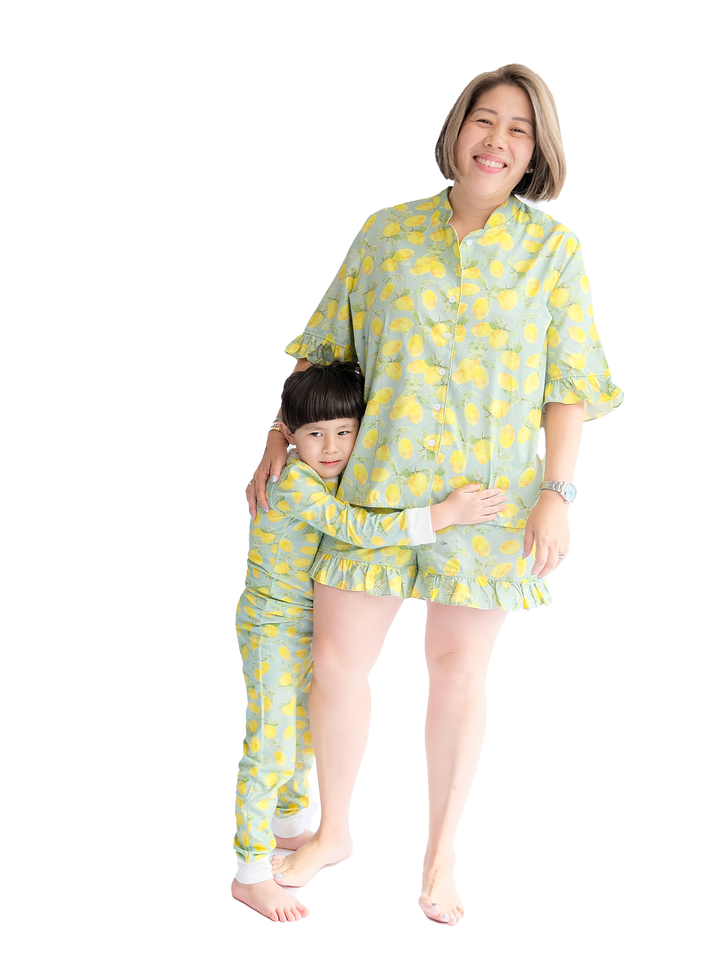 Tuscan Lemon Lemon Cotton Pajama Short Set