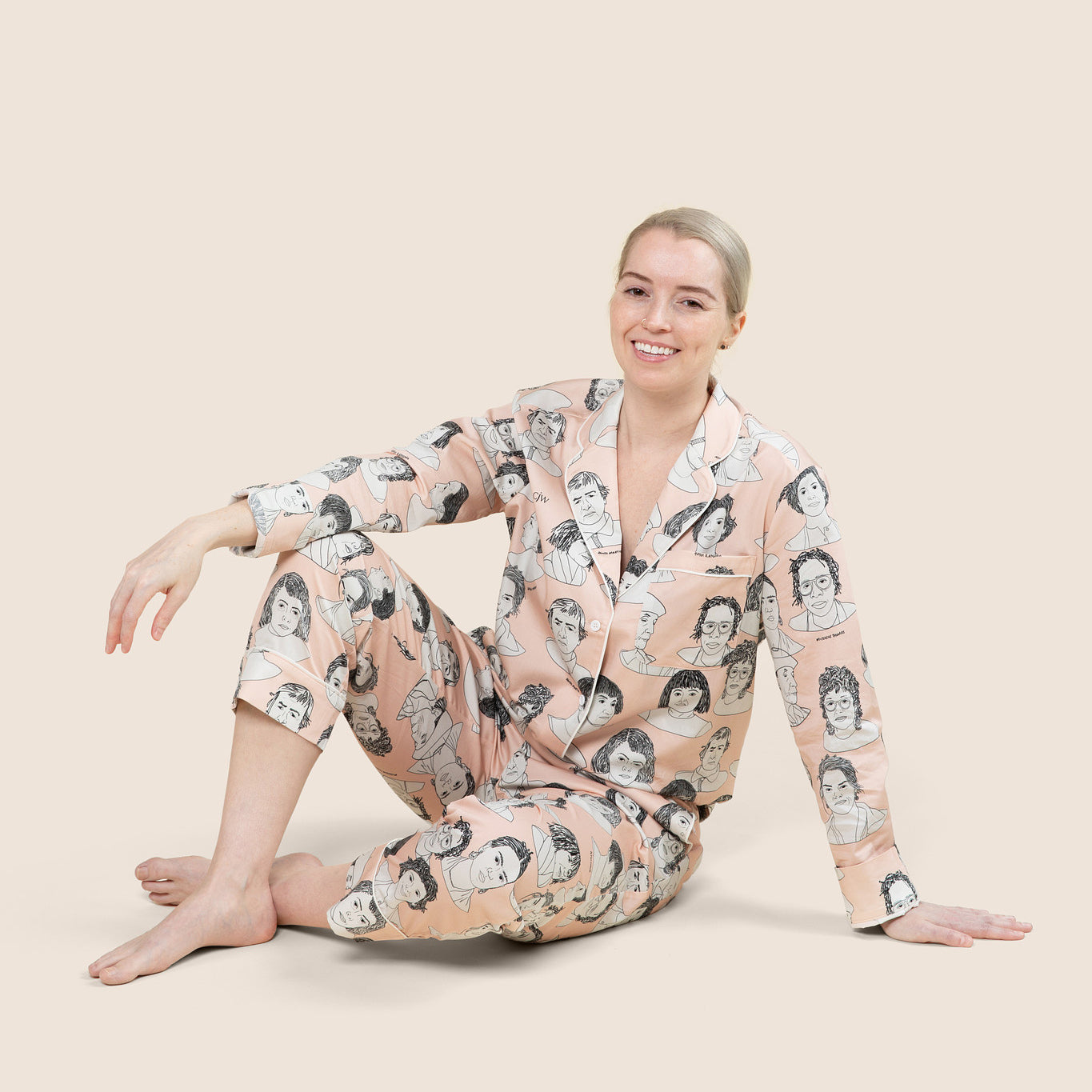 Great Women Artists Cotton Pajama Set - SALE