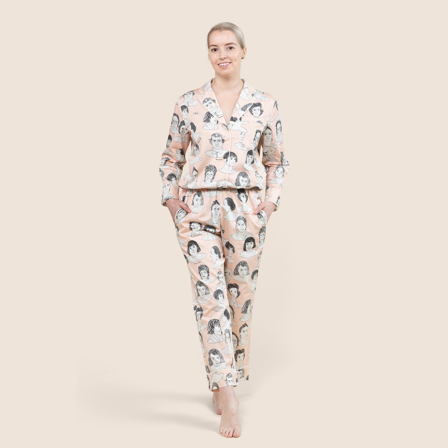Great Women Artists Cotton Pajama Set - SALE