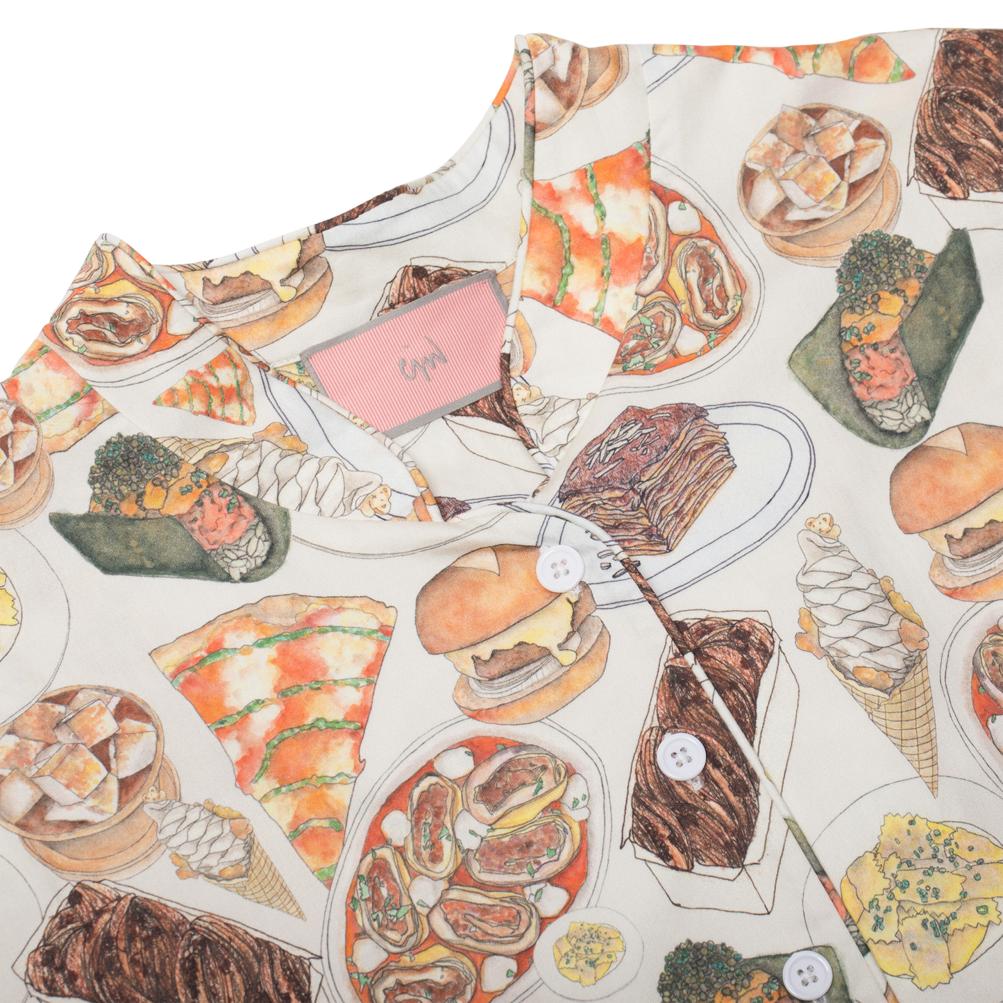 NYC Bites Cotton Pajama Short Set