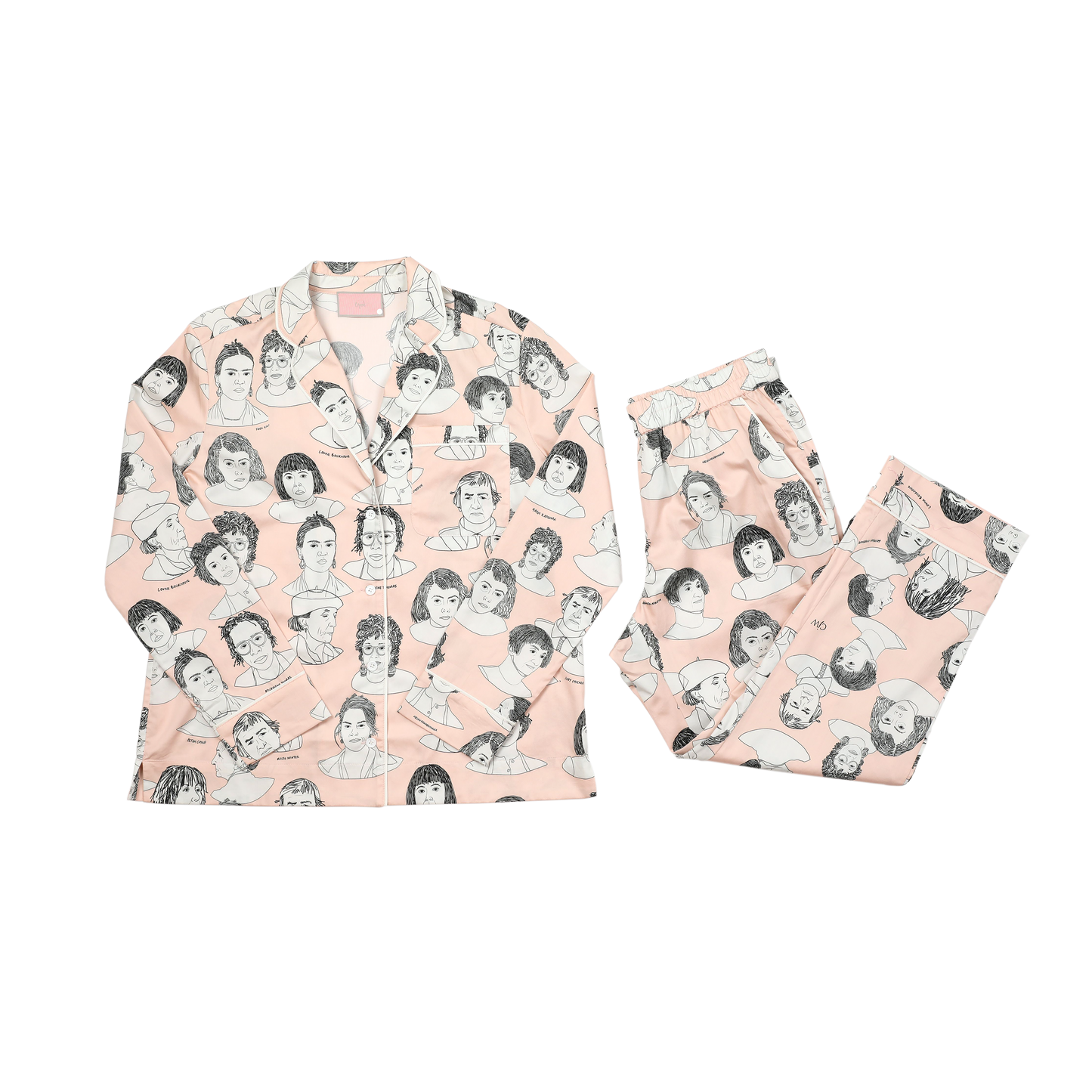 Great Women Artists Cotton Pajama Set - SALE