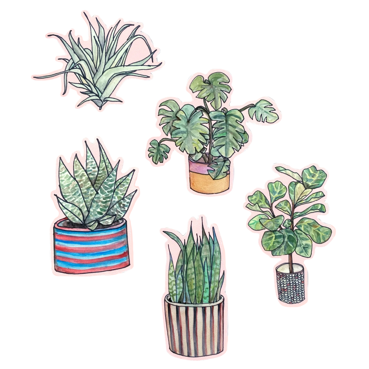 Plant Mom Sticker Pack