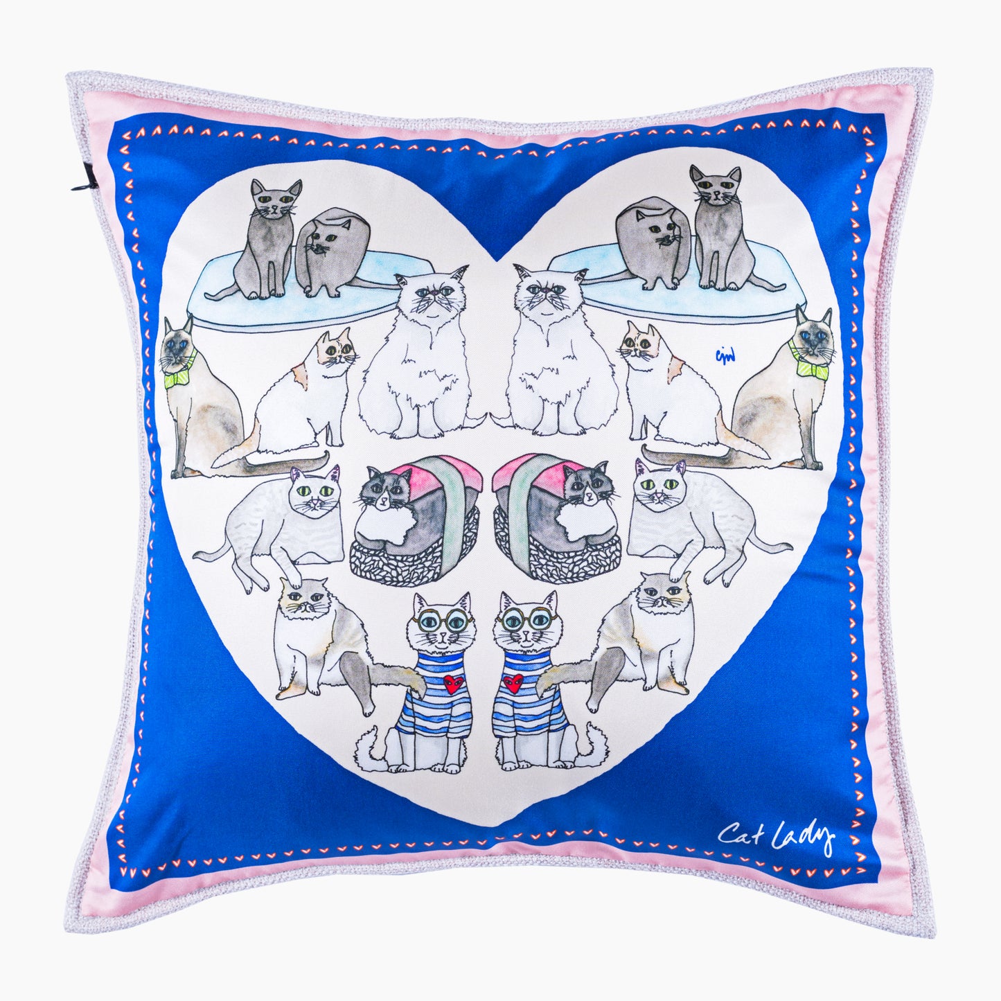 Cat Lady Cushion Mini