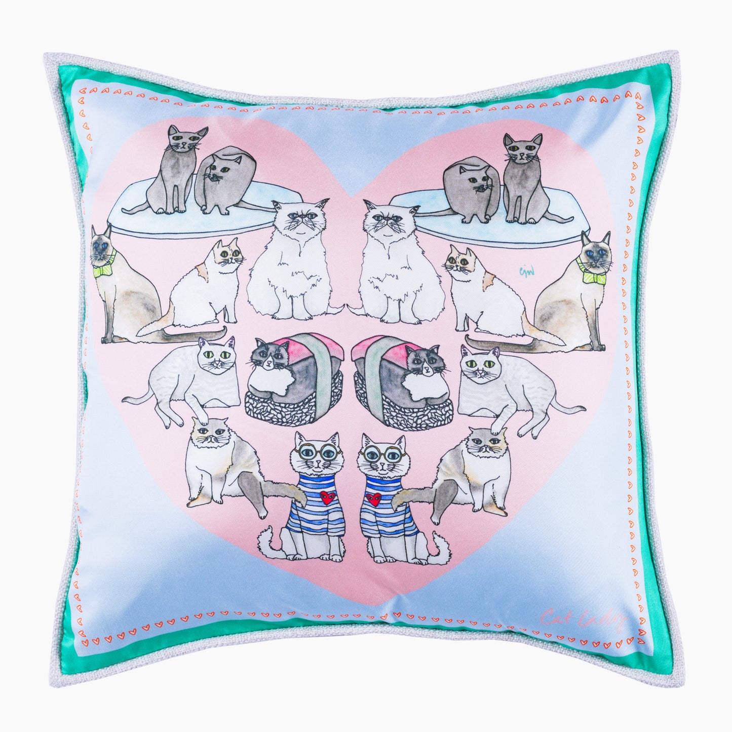Cat Lady Cushion Mini