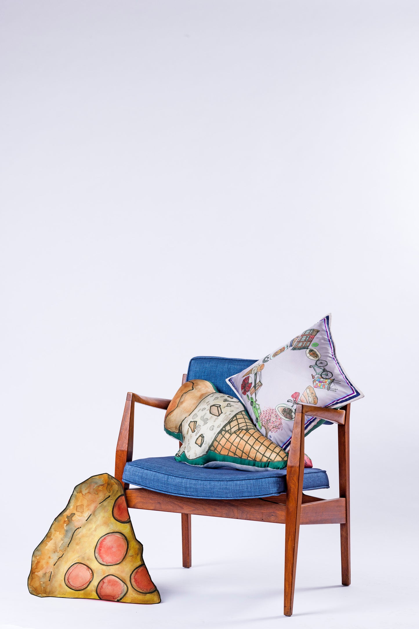 Pepperoni Pizza Fun Cushion