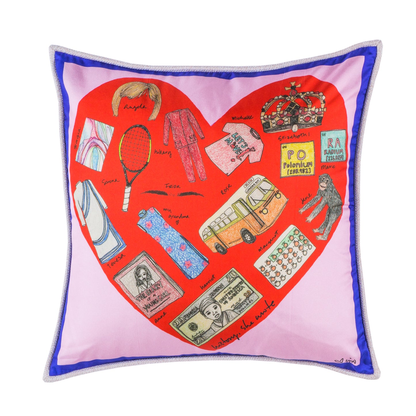 History, She Wrote Two Sided Mini Cushion