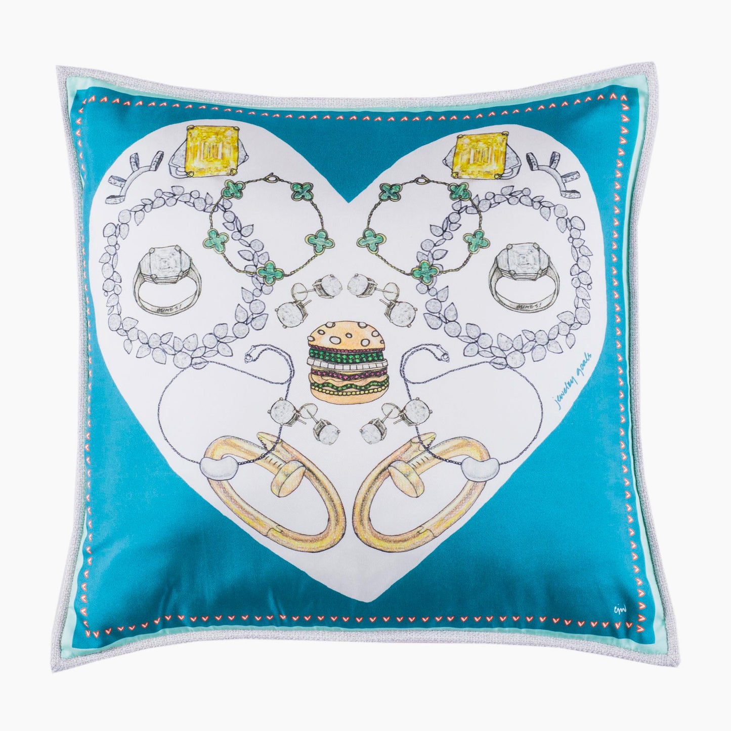 Jewelry Goals Cushion Mini