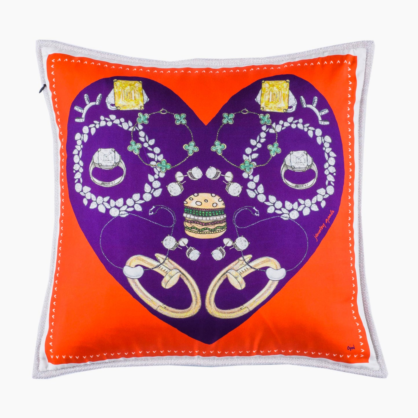 Jewelry Goals Cushion Mini