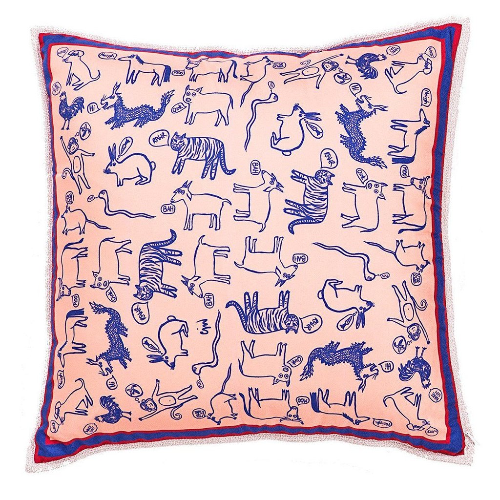 Chinese Zodiac Two Sided Mini Cushion