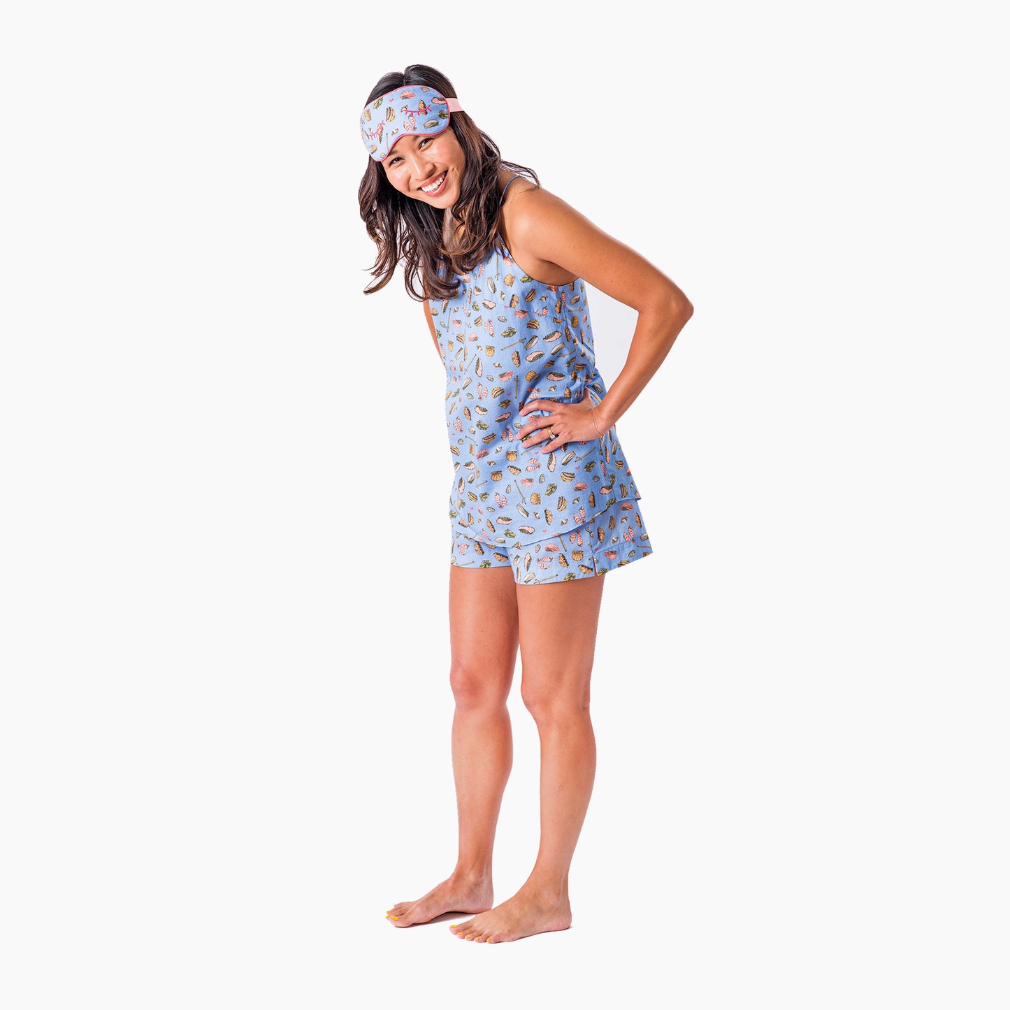 Sushi Dreams Cami Set with Eye Mask