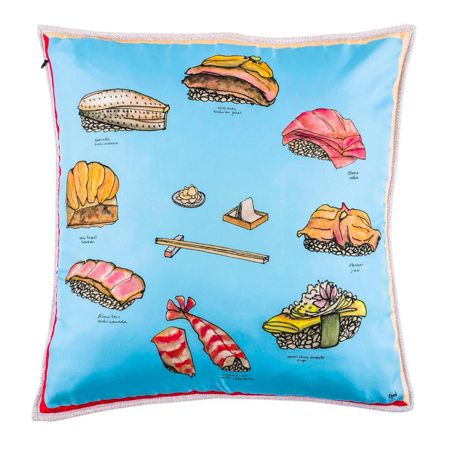 Sushi Dreams Cushion Mini