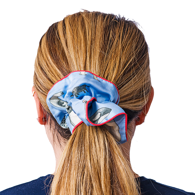 Winter Animals Scrunchie