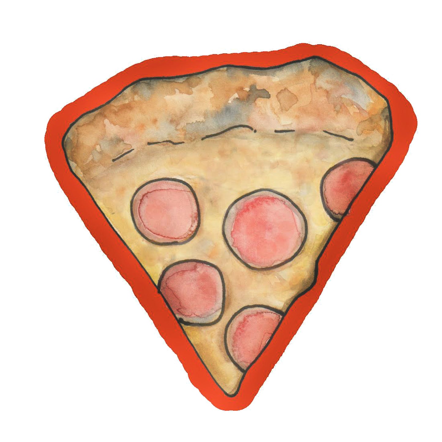 Pepperoni Pizza Fun Cushion