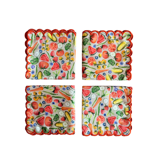 Farm Stand Cocktail Napkins (set of 4)