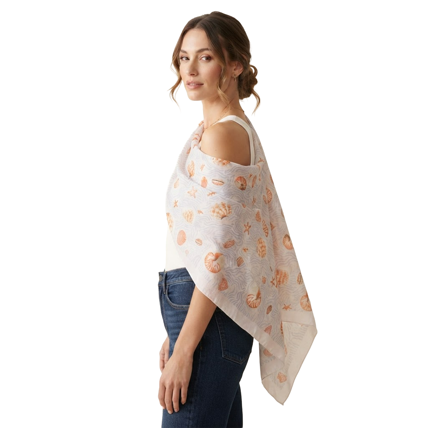 Seashore Seashells Cotton 53