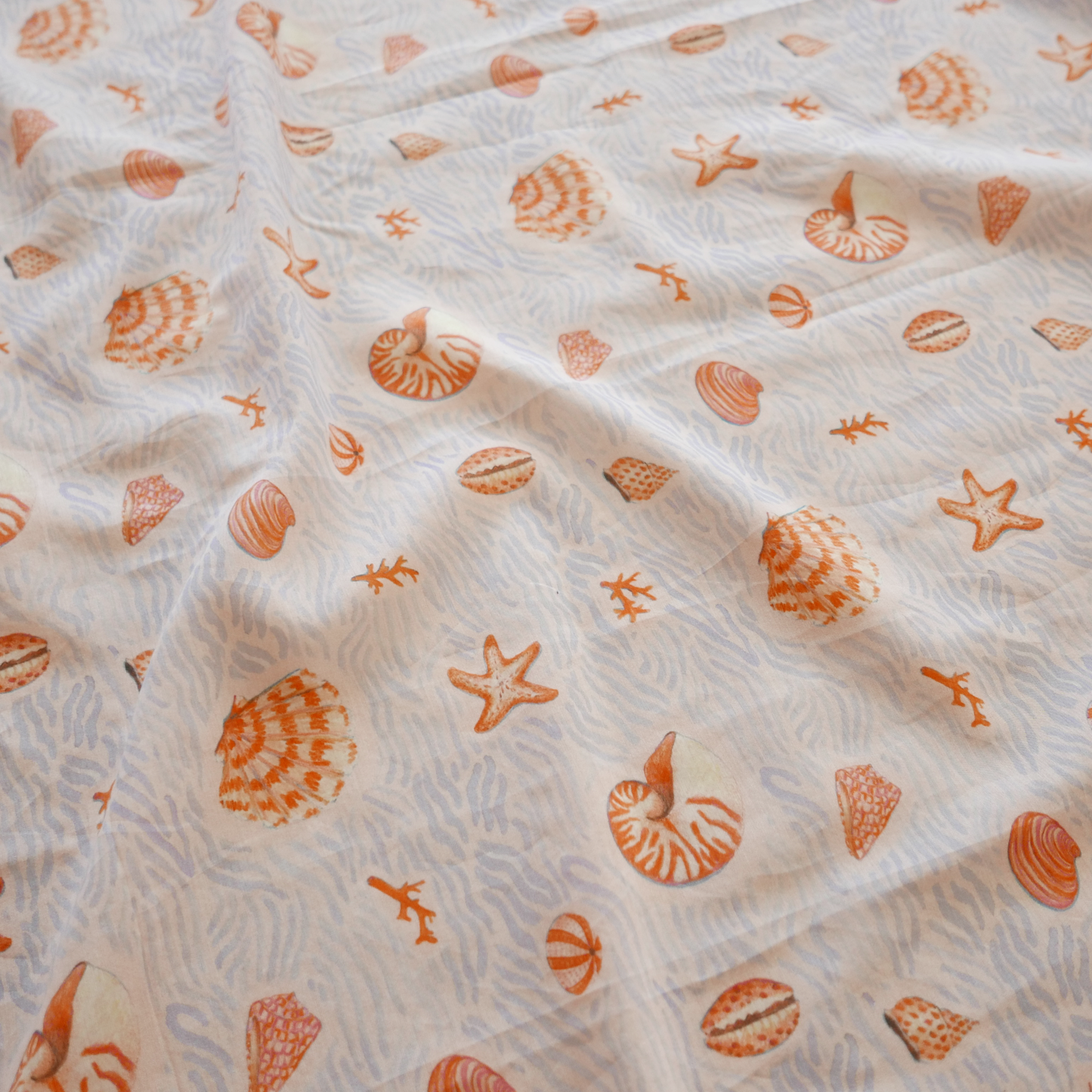 Seashore Seashells Cotton 53