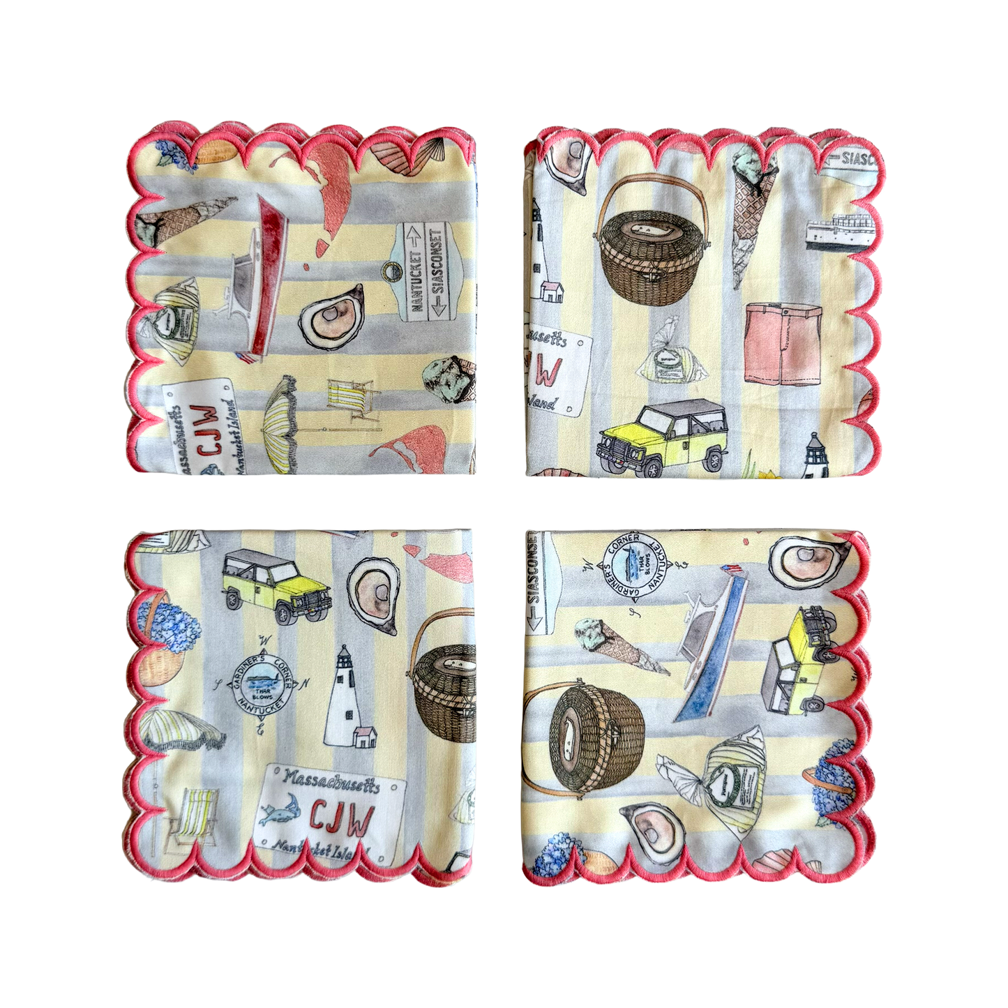 Nantucket Cocktail Napkins (set of 4)