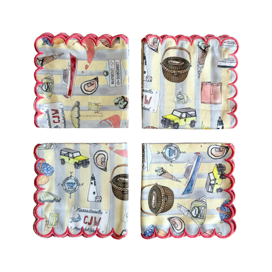 Nantucket Cocktail Napkins (set of 4)
