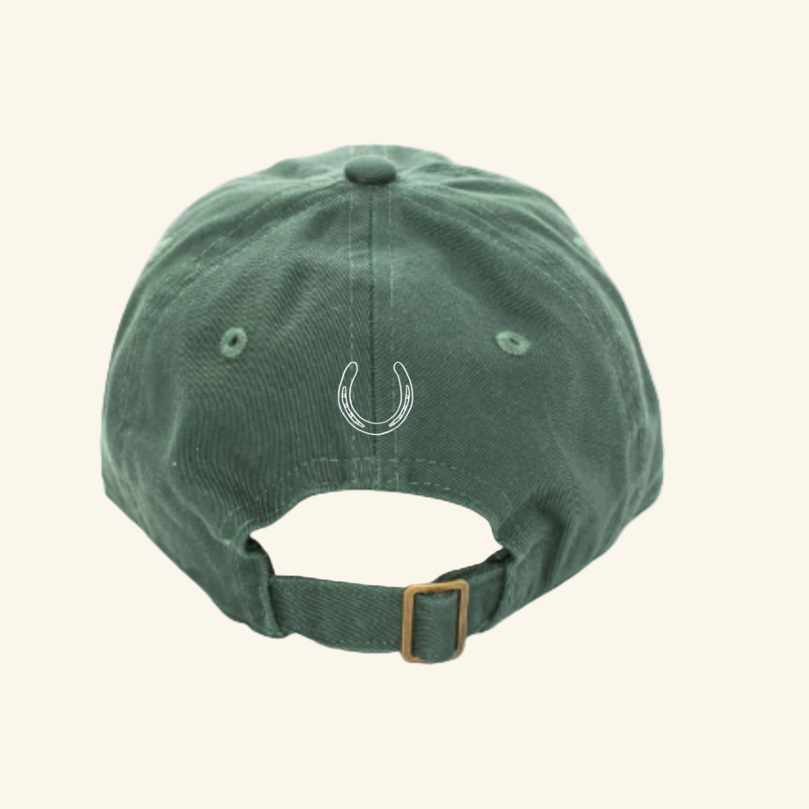 Embroidered dad hat with “Horses Are My Priority” and a horseshoe. A casual equestrian staple for horse girls.