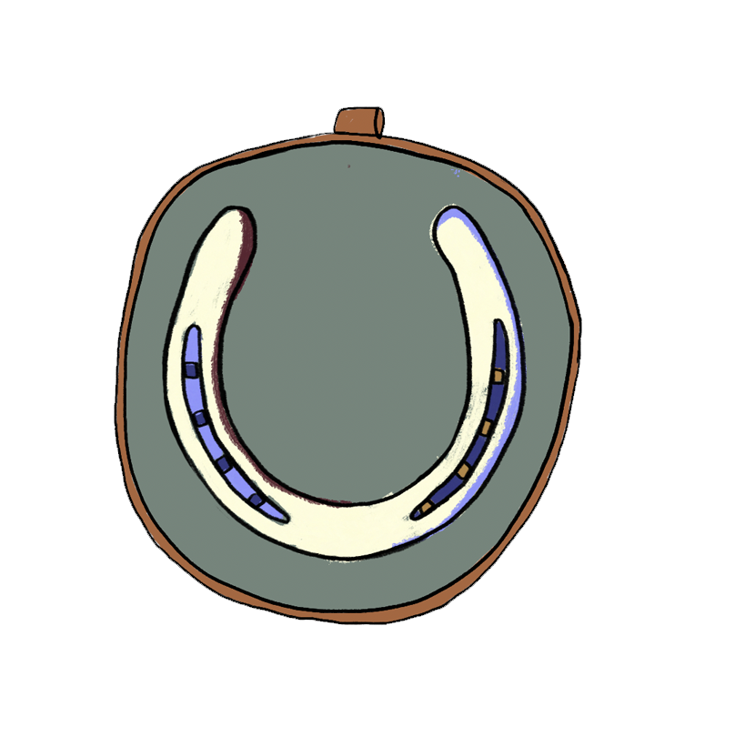 Horse Shoe Bag Charm