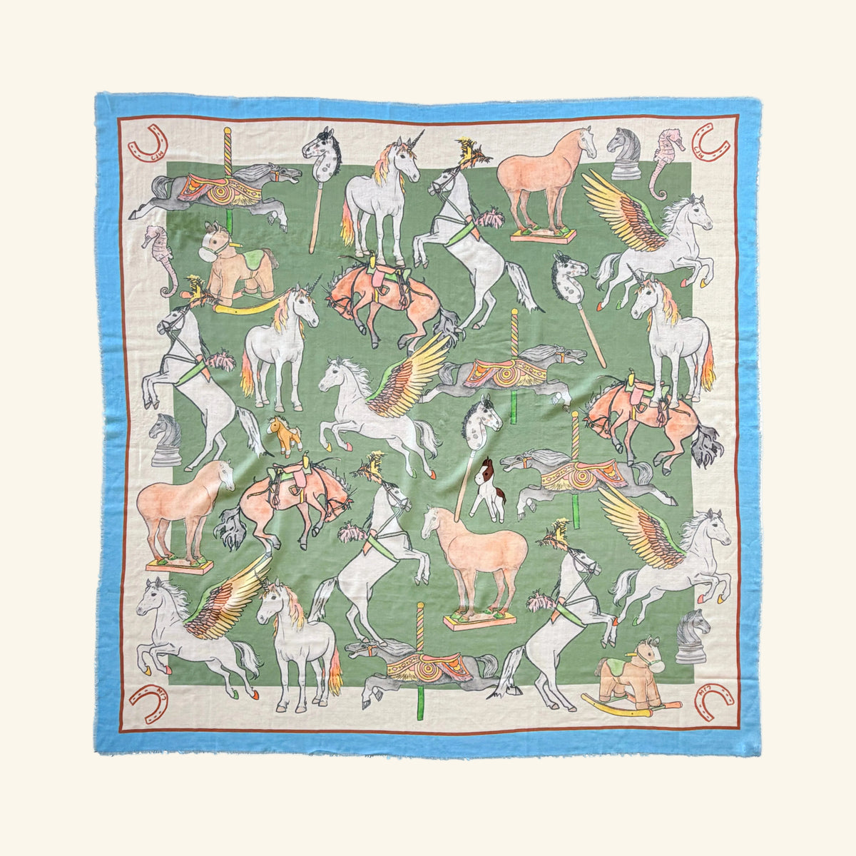 Iconic Horses Wool 36